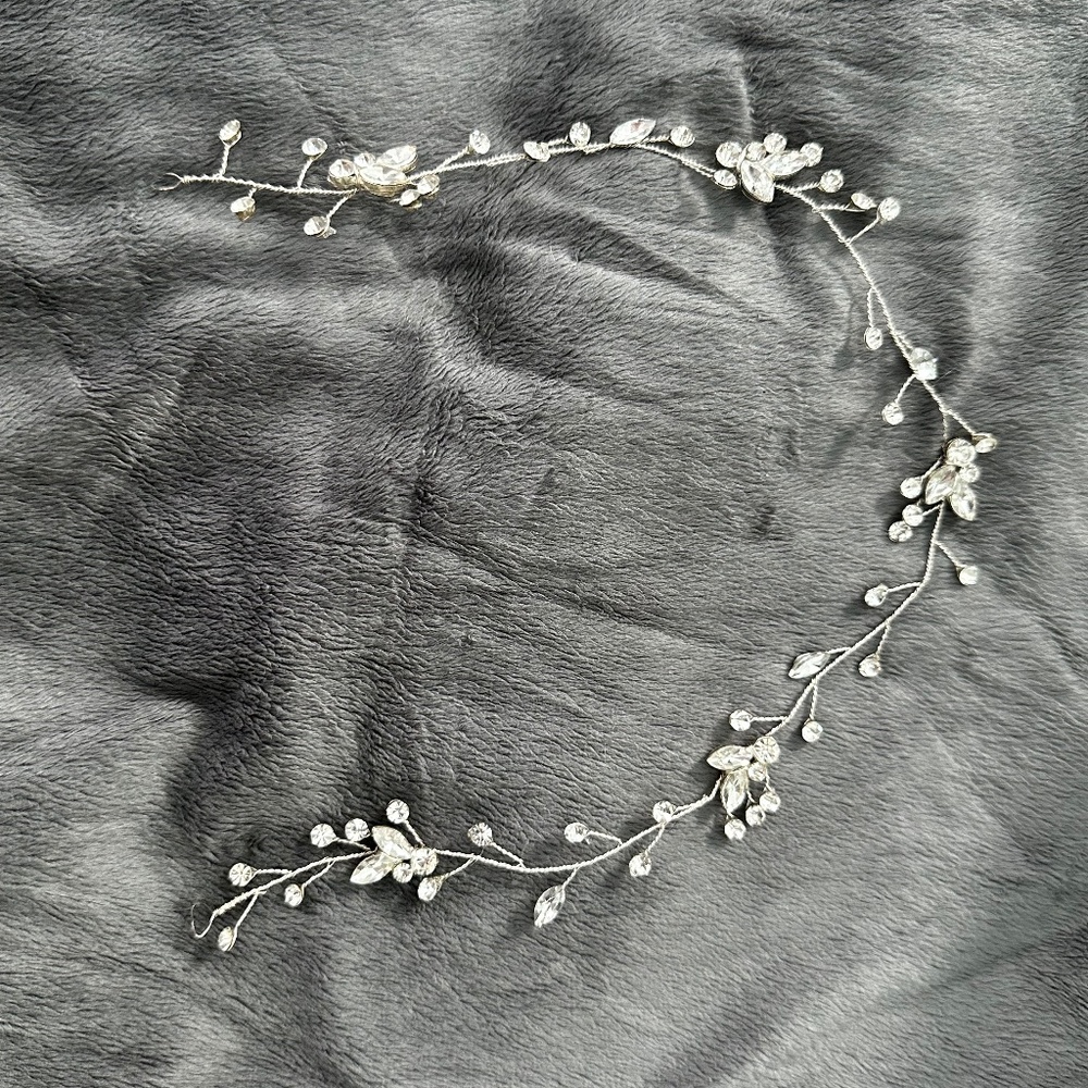 Bridal Headpiece with Crystal Detailing